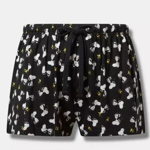 Torrid Snoopy Cotton Lounge Shorts NWT Sz 3
